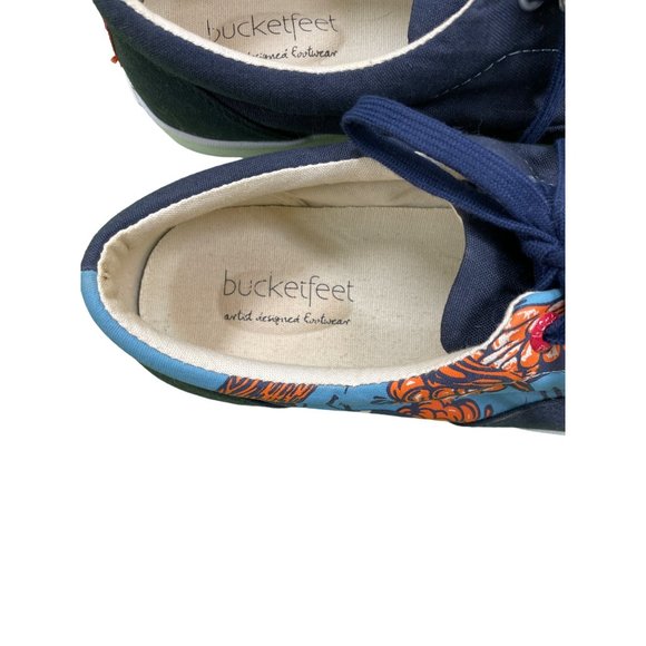 Bucketfeet Men's Blue Canvas Casual Shoe Size 9 SKU 923 - Picture 4 of 5